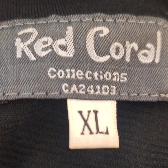 Chic Black and Teal Sun Dress By Red Coral - Picture 2 of 14